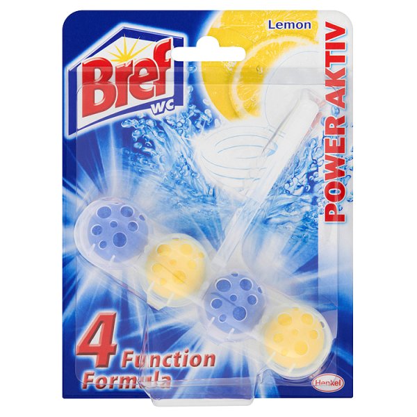 WC bloks, Bref 4 in 1 Lemon, 50 g