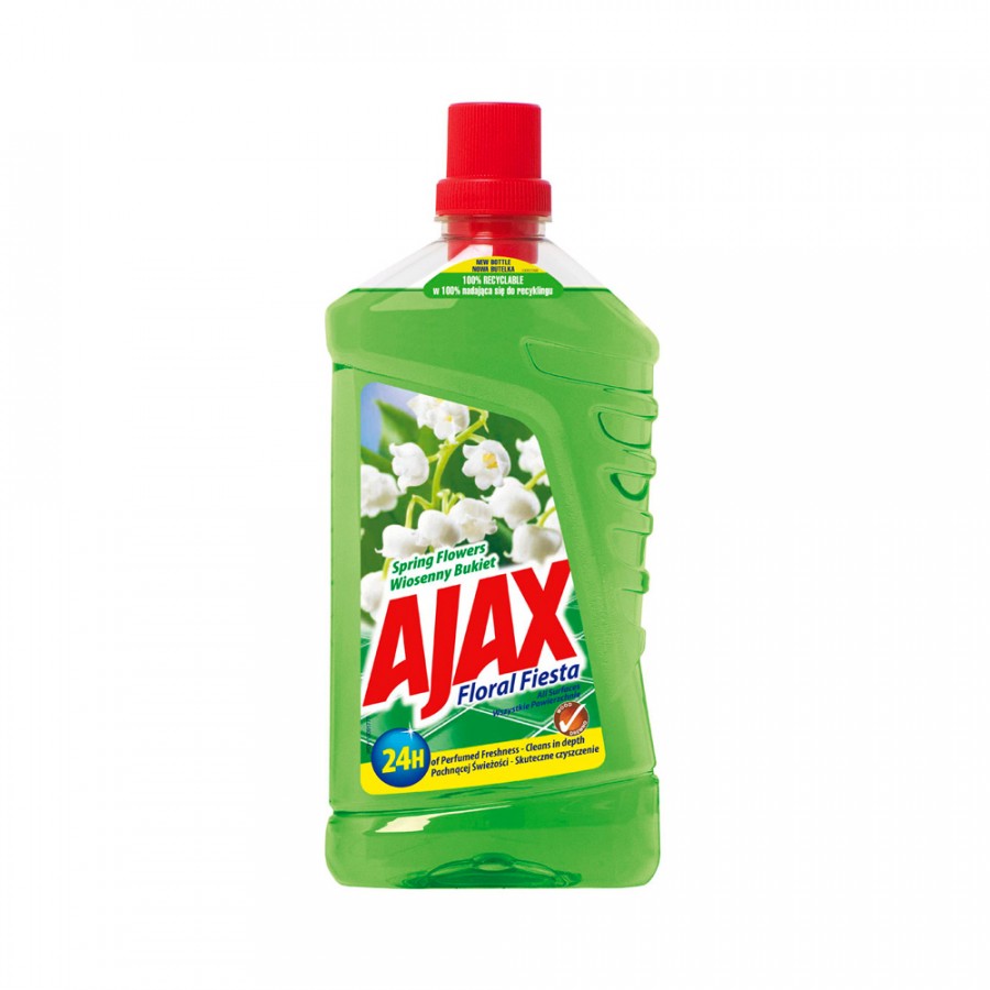 Tīrīšanas līdzeklis Ajax Floral Fiesta, zaļā, 1L
