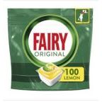 Trauku mašīnu tabletes Fairy Original All in One, Lemon, 100 gab.