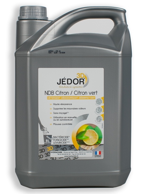 Dezinficējošs tīrīšanas līdzeklis ,Jedor 3D NDB Citron, 5 L