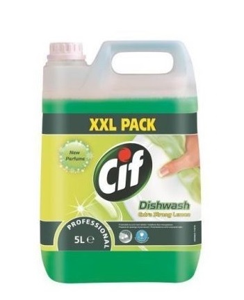Trauku mazgāšanas līdzeklis ar citronu smaržu CIF Professional Extra strong, koncentrāts, 5L
